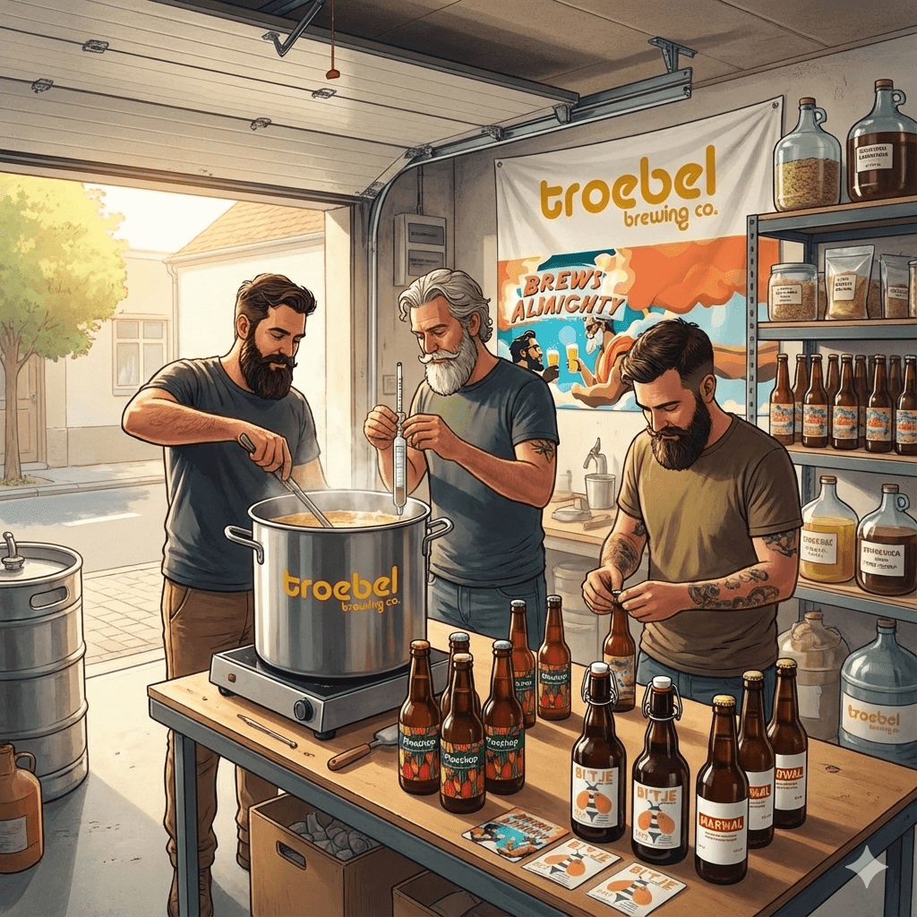 Troebel Brewing - Cartoon